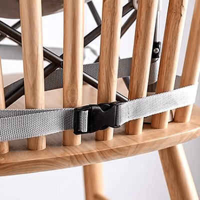 Chaise Pliante - BabyBoosterSeat™ - Gris - Mon Accessoire Bébé