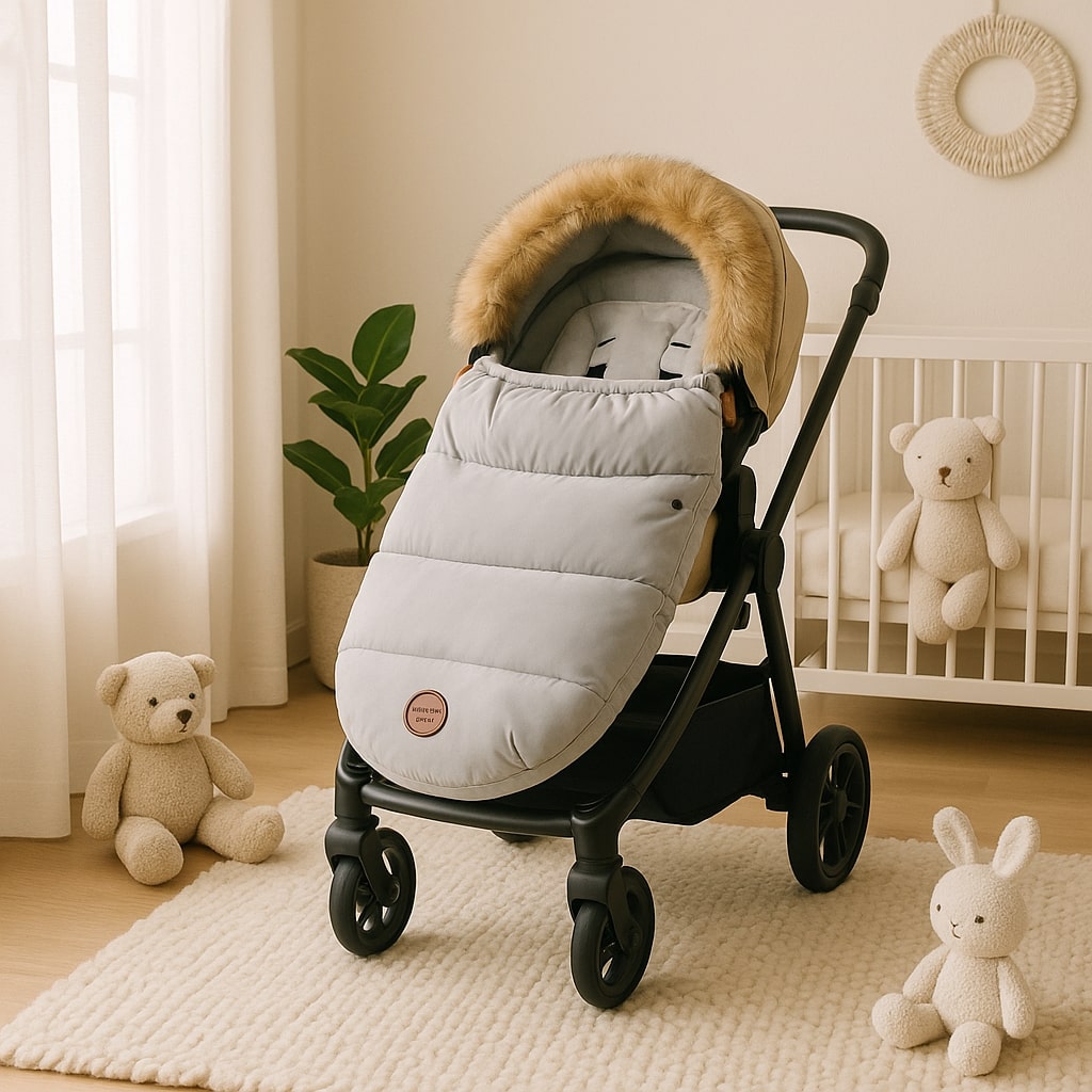 chancelière pour poussette imperméable design antidérapant