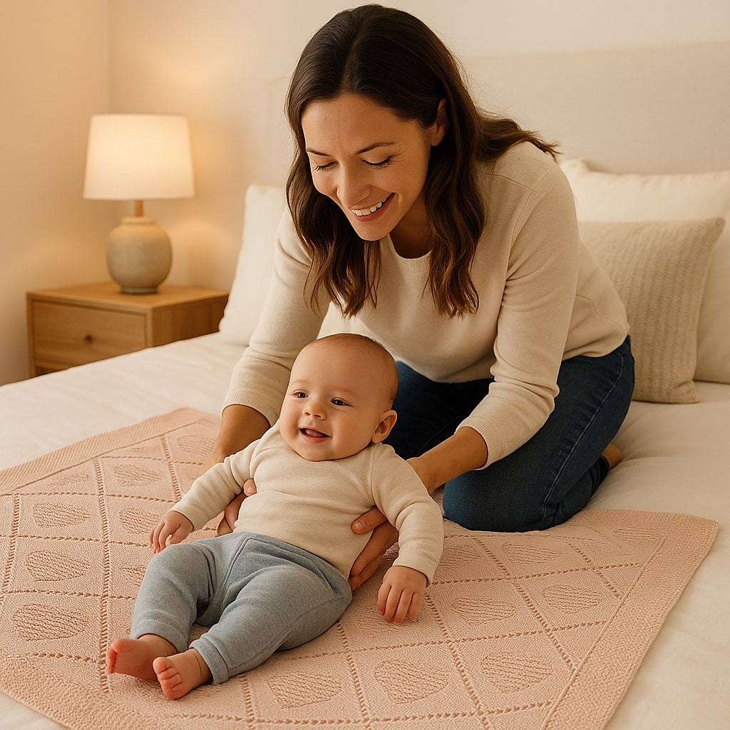 couverture bebe coton tricot taille idéale