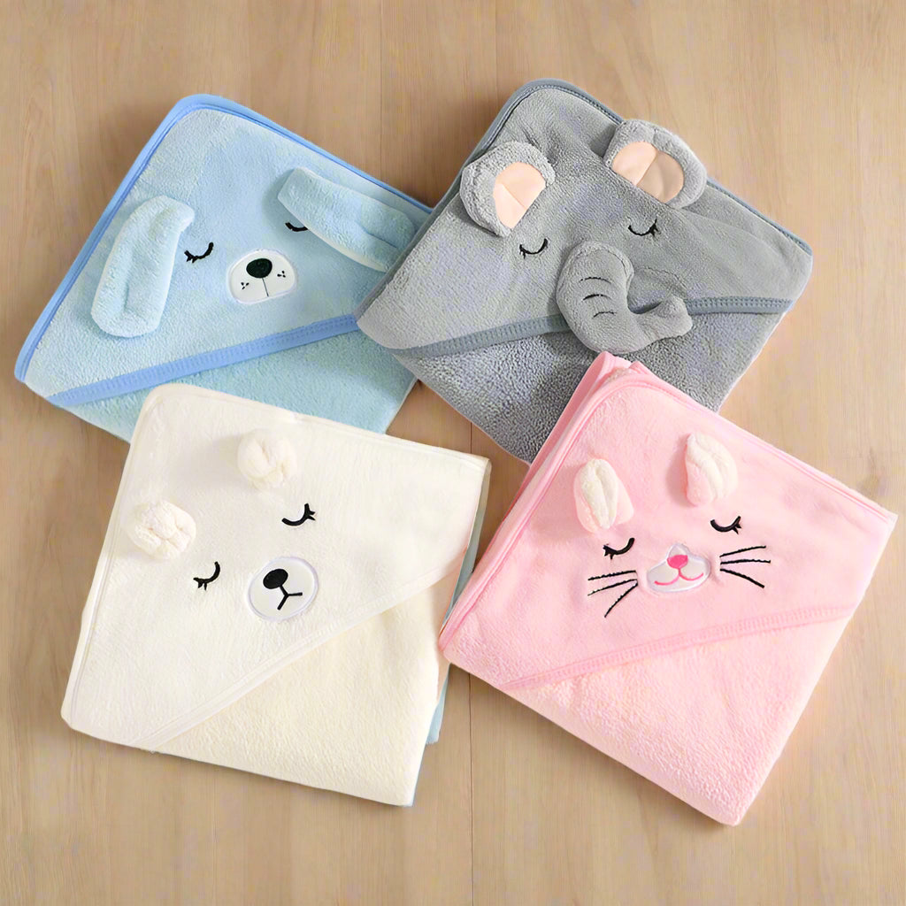 couverture bebe douce à capuche polyvalent