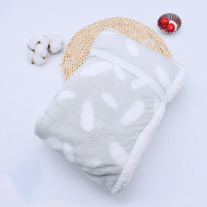 couverture bébé douce pour poussette gris