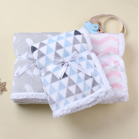 couverture bébé douce pour poussette multifonctions