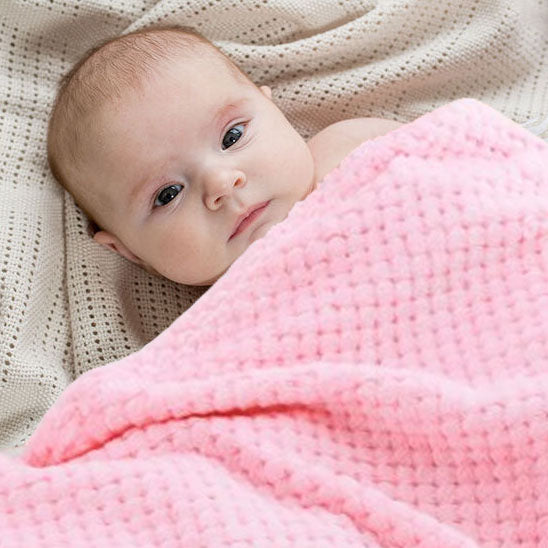 couverture bébé flanelle à motifs d'ananas sécuritaire 