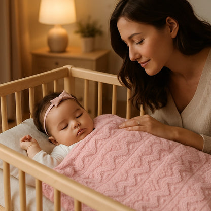couverture bébé ultra douce matière respirante 