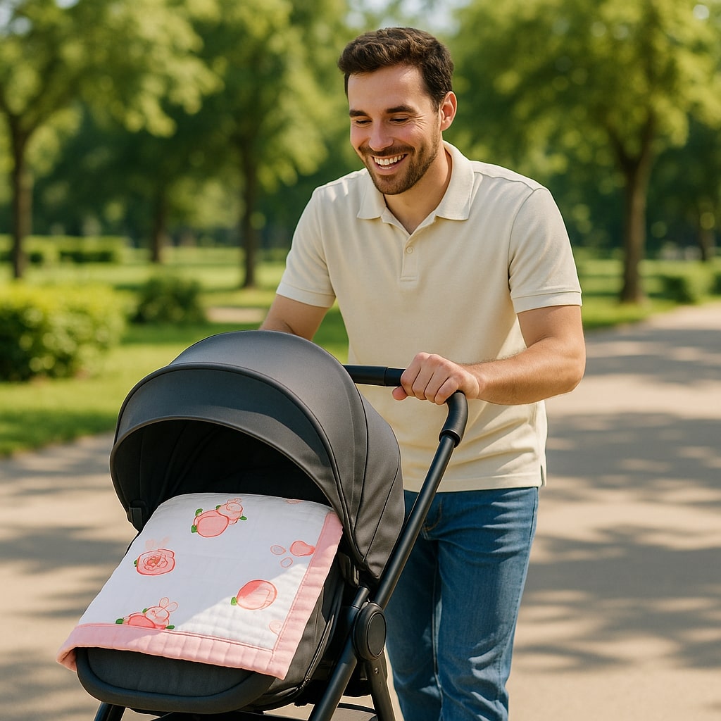 couverture en polaire bebe multifonction pour poussette