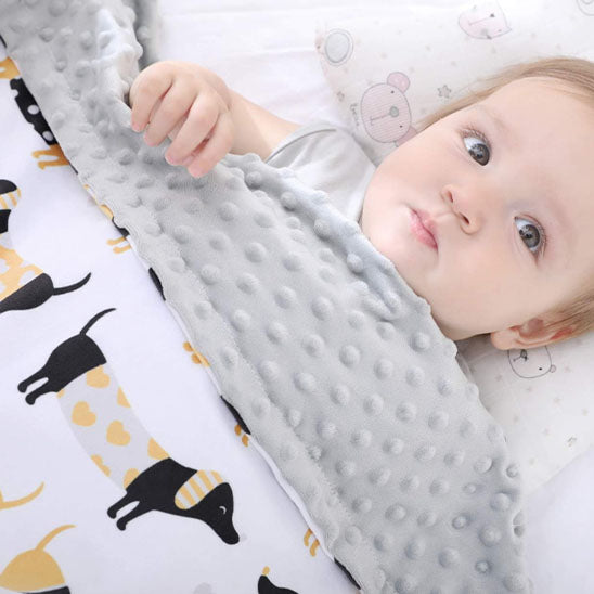 couverture en polaire bebe quatre saisons absence de plis