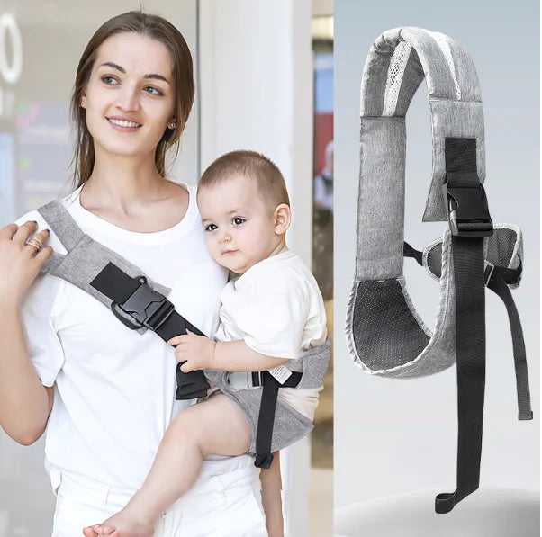 echarpe portage ceinture universelle installation rapide gris