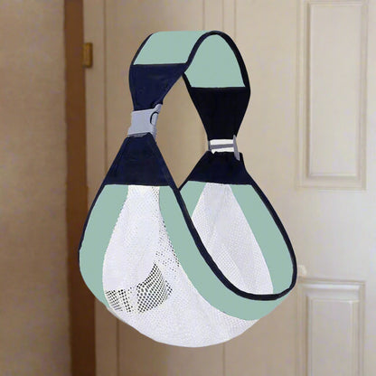 porte bébé babycarrier vert en coton