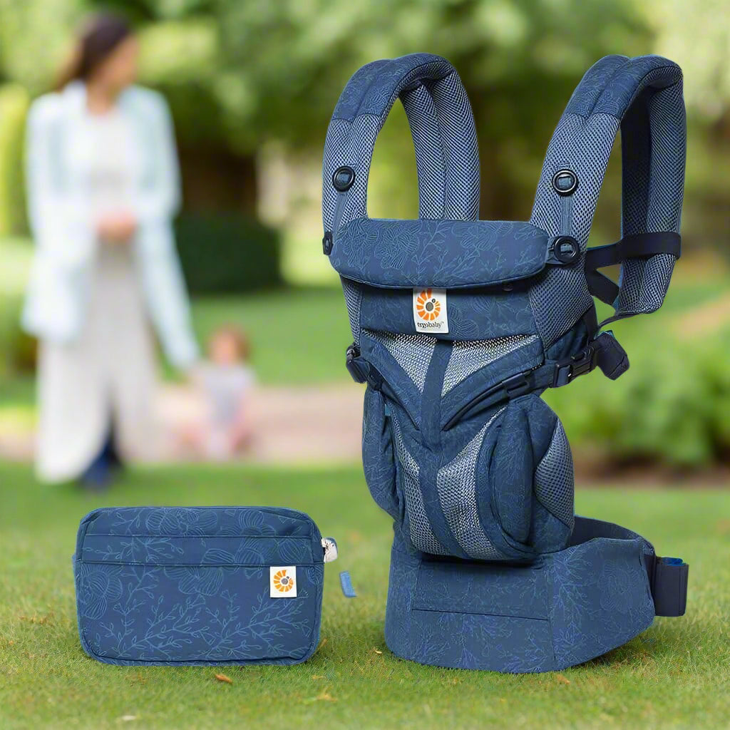 porte bébé breathbabybag bleuprint  ergonomique