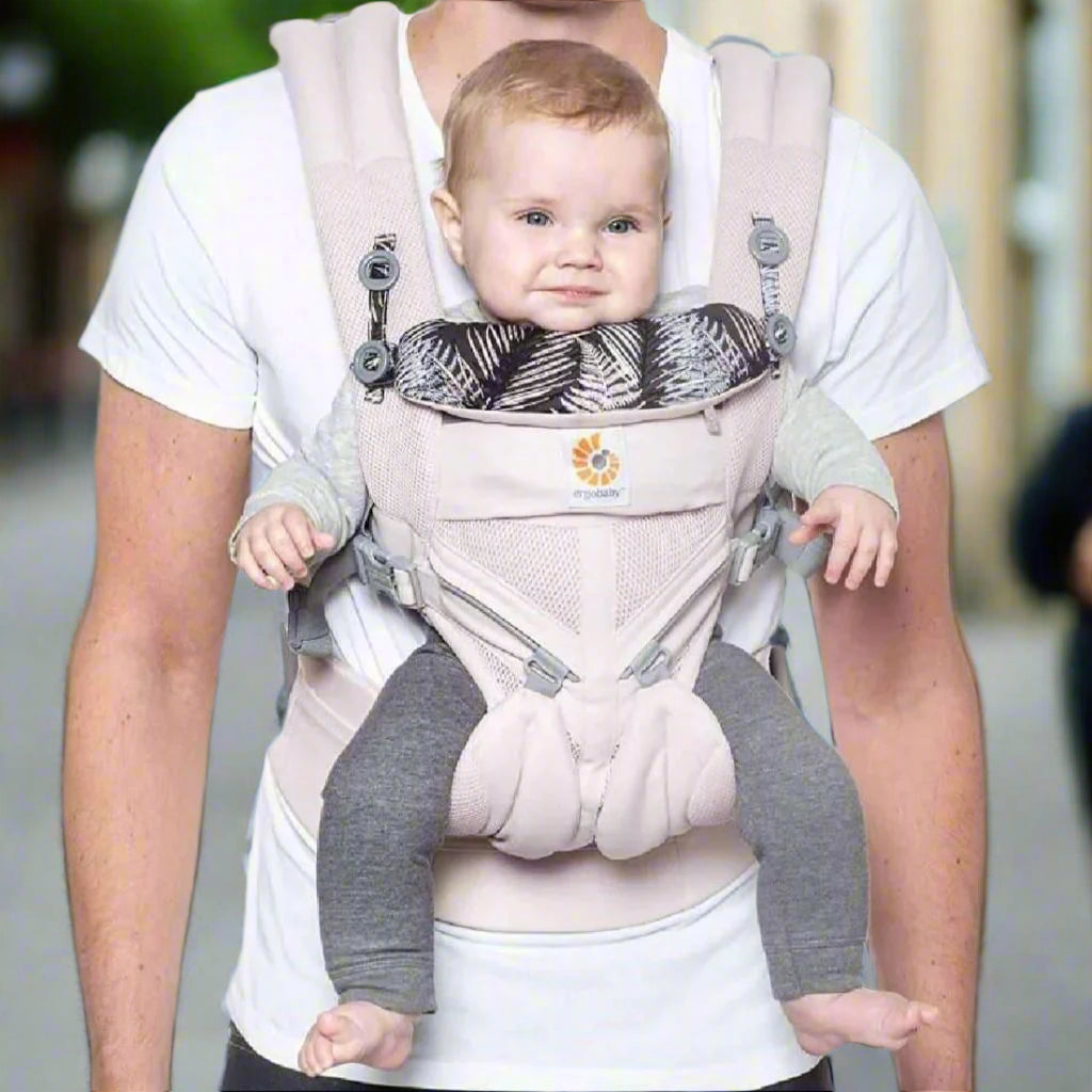 porte bébé rose maille amour de papa