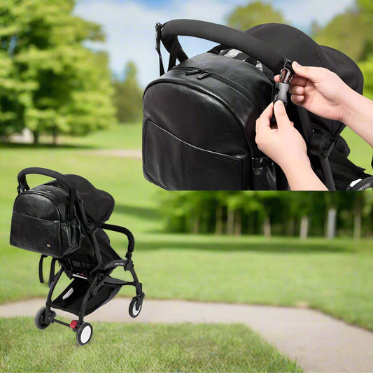 sac a langer a dos rosababybag noir pour voyage