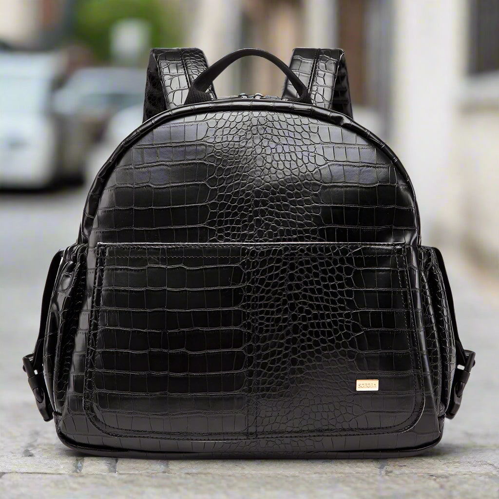 sac à langer à dos rosababybag stone étanche