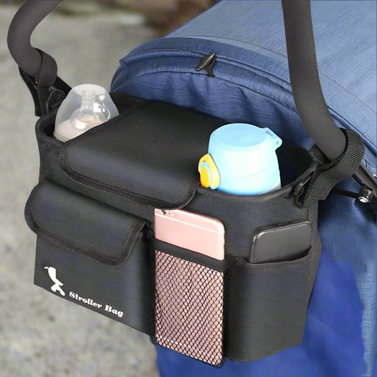 sac à langer universel noir pour poussette